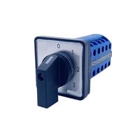 YMW26-20/5 Selettore a camme 0-3 posizioni Fai da te Commutatore rotativo 20 terminali Viti Argento Co-nta-ct LW26 LW28 Controls Switches