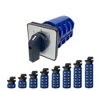 YMW26-63A LW26 690V Contatto in argento Controllo di potenza 1-6 poli 2/3 posizioni Interruttore a camma Selettore rotativo 1 pz(1P-4 Terminals)