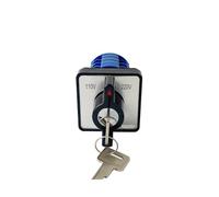 YMW26 LW26-20YS2/4 Interruttore a camma con manopola rotante e commutatore a chiave, controllo elettrico a doppia alimentazione, 20 A, 4 poli, 3 posizioni, 110 V-OFF-220 V