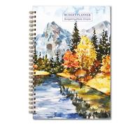 YMWALK Organizzatore di Risparmio per Gestione Finanziaria Efficace, Include Taccuino per Monitoraggio Spese e Diario Mensile di Bilancio, Inizio Flessibile per Qualsiasi Anno (Pitture)