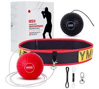 YMX BOXING Reflex Ball da Boxe - Pallina per Migliorare i Riflessi con Fascia Elastica - Gioco per l'Allenamento dei Tempi di Reazione e della Precisione - Attrezzatura per Pugilato e Arti Marziali