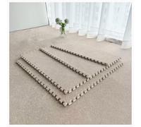 YMXBHN Kurze Plüsch-Eva-Schaumstoff Teppichfliesen 60×60Cm Weiche Ineinandergreifende Puzzle-Teppichmatten Leicht Montierbar Schaumstoff-Bodenmatte Für Wohnzimmer Balkon,Light Brown,6pcs