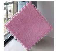 YMXBHN Tappetino da Gioco in Schiuma Eva 9 Pezzi 30X30 Cm Morbidi Tappetini Puzzle Ad Incastro Facili da Installare per Soggiorno, Cameretta dei Bambini E Sala Giochi,Rosa