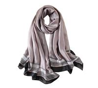 YMXHHB - Sciarpa di seta di gelso, lunga, leggera, Free size