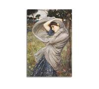 YMXSDIMDS Boreas 1903 di John William Waterhouse, poster artistico da parete su tela, decorazione per soggiorno e casa, 30 x 45 cm