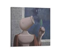 YMXSDIMDS Le Cicerone di Rene Magritte, poster decorativo per la casa, da appendere, per camera da letto, decorativo, estetico, 40 x 40 cm