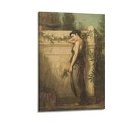 YMXSDIMDS Poster con stampa artistica da appendere alla parete di John William Waterhouse, con scritta "Gone, But Not Forgotten by John William" (40 x 60 cm)