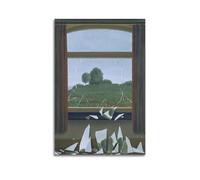 YMXSDIMDS Poster su tela, motivo: La porta della libertà di Rene Magritte, decorazione artistica da parete moderna per la casa, 30 x 45 cm