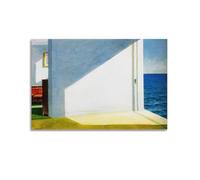 YMXSDIMDS Poster su tela "Rooms by The Sea by Edward Hopper", decorazione artistica da parete per camera da letto, stampa moderna per la casa, 60 x 90 cm