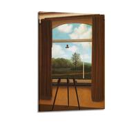 YMXSDIMDS Stampa artistica da parete con immagine di Rene Magritte, The Human Condition di Rene Magritte, decorazione per camera da letto, 30 x 45 cm