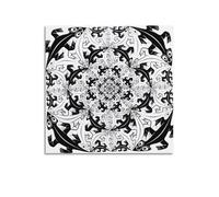 YMXSDIMDS Stampa artistica da parete su tela con poster di M.C. Escher, motivo "Smaller And Smaller and Smaller" (70 x 70 cm)