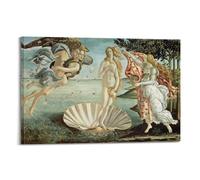 YMXSDIMDS Stampa artistica da parete su tela con stampa moderna "La nascita di Venere di Sandro Botticelli", 50 x 75 cm