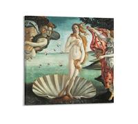 YMXSDIMDS Stampa artistica da parete su tela, motivo: La nascita di Venere 2 di Sandro Botticelli, decorazione moderna, 70 x 70 cm