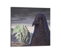 YMXSDIMDS Stampa artistica da parete su tela, motivo: Principe azzurro di Rene Magritte, decorazione per la casa, 60 x 60 cm