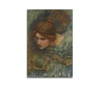 YMXSDIMDS Stampa artistica da parete su tela, motivo: Studio per la testa di Venere nel risveglio di Adone di John William Waterhouse, decorazione artistica da parete per soggiorno e casa, 30 x 45 cm