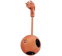 YMXWAN Adattatore di presa internazionale, PD 25W Ciabatta a cubo con USB e 2 prese Type-C, Cubo multipresa 3 in 1, Multipresa a cubo, 3680W+16A Powercube Ciabatta