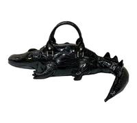 Ymxygz Borsa a Tracolla a Forma di Coccodrillo 3D per, Divertente Borsa a Tracolla a Forma di Animale 3D in Pelle Pu, Borsa per Telefono per Donne E Ragazze