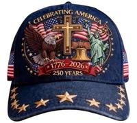 Ymxygz Cappello per Il 250° Anniversario degli Stati Uniti, Cappellino Baseball Regolabile per Uomo E per Il 250° Anniversario Americano.