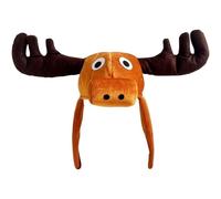 Ymxygz Divertente Cappello Cacciatore con Paraorecchie in Corno di Alce 3D, con Cappuccio, per Uomo E, per Cosplay, Halloween, Natale, Renna, Cappello con Cappuccio Completo
