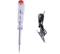 Ymxygz Penna per Test di Tensione, Test Automatico 6v-24v, Sonda Trasparente, Strumento di Riparazione per Tester di Circuiti di per Auto