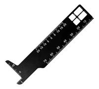 Ymxygz Righello Dentale Righello di Misurazione di Precisione Dentale Righello di Misurazione 'intervallo Endodontico Scala Dispositivi di Misurazione Endodonzia Strumento Dentale per Odontoiatria