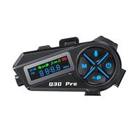 YMY Cuffie Bluetooth rimovibili per casco da moto, 2 vie, 500 m, citofono, 2 cavalieri, con cancellazione del rumore CVC, 2 microfoni di tipo, radio FM, impermeabile per ATV/motoslitta (1)