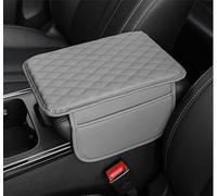 YMYQF Cuscino Bracciolo Auto per Bugatti Divo Centodieci Veyron, AntiGraffio Pelle Console Centrale Pad Copertura Cuscino Bracciolo Protezion Accessori,Grey