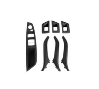 YMYYQW Auto Maniglia Interna Portiera Maniglie Per Porte Interne In Pelle Per Auto Lato Sinistro Destro 7 Pezzi Set Completo Per Serie 5 F10 F11 51417225866