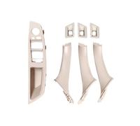 YMYYQW Auto Maniglia Interna Portiera Set Di Maniglie Per Porte Interne Per Auto Oyster Beige Nero Grigio Per Serie 5 F10 F11 523i 525i 528i 530i LHD