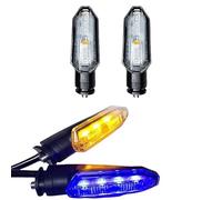 YMYYQW Indicatori Direzione Indicatori Di Direzione PER Motocicletta, Luci Lampeggianti Scorrevoli, Luce Di Marcia Bicolore PER CB150R 2018-2022 PER CB250R 2019-2022