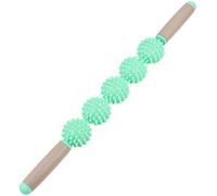YMZ-1PCS Massage Stick Relax muscolare Roller 5 palle, comunemente usato per collo, spalle, schiena, mani, gambe, per alleviare il dolore, massaggio rilassante (colori casuali)