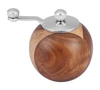 YMZ Macina in legno naturale manuale macinapepe macina sale e pepe a forma di sfera, strumento da cucina