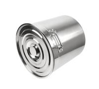 YNAADYH 50 litri universale di conservazione del calore in acciaio inox Hotel fornello con coperchio pentola in acciaio inox 50l restauro, stoccaggio zuppa calda catering riscaldatori piatti p