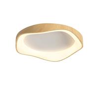 YNAHZAOK Plafoniera A LED dal Design Minimalista Apparecchio di Illuminazione da Soffitto con Venature del Legno Soluzioni di Illuminazione Moderna Decorativa 3000k/4000K/6500k