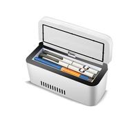 YNAYGDIUGD Diabete Mini Frigo Portatile per Insulina Scatola Refrigerata Frigorifero Elettrico per Auto da Viaggio per Medicinali 2-8 ° C con Ricarica USB(Size:2 Batteries)