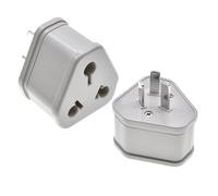 YNBFXZZN Adattatore convertitore grigio da 15 A a 10 A 250 V con spina di alimentazione