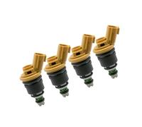 YNBVGETA Polverizzatori iniettori Compatibile con Nissan per Nismo per Silvia 180SX SR20DET S13 S14 S15 per Jecs per Sunny per Skyline R33 550cc 555cc Iniettori Carburante 4X 16600RR543