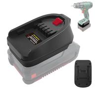 YNDZ Adattatore per batteria Einhell da 18 V Power X-Change per utensili elettrici senza fili Bosch PBA 18 V per casa e giardino, convertitore di batteria, solo adattatore senza batteria