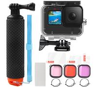 YnewL 60M/197FT 26 Pezzi Custodia Impermeabile Subacquea con Filtri Sommergibili, Impugnatura Galleggiante, Applicabile a Go Pro Hero 13/12/11/10/9, Set di Accessori per Immersioni Subacquee