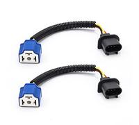 YnGia H13 da H13 9008 a H4 9003 Cablaggio per retrofit del faro, 2 pezzi Presa per connettore per cavo adattatore di conversione estensione maschio femmina