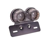 YnGia Luce freno per moto 40 LED Fanale posteriore Luce targa Indicatore di direzione Rosso Ambra Freno Fanali posteriori Lampada per moto Bici da strada