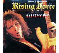 YNGWIE MALMSTEEN - MARCHING OUT LP UK POLYDOR 1985 11 TRACK WITH INSERT (POLD5183)