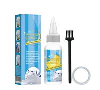 YNGWVHKET Kit naturale per la pulizia e la cura delle scarpe bianche a base vegetale: rimozione delle macchie senza acqua + antimuffa e antibatterico. Adatto a gomma, tela e pelle.