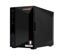 Ynisek AS3302T 16TB - Server di storage NAS a 2 alloggiamenti da 16TB (2X 8TB) - 2 dischi rigidi Red Plus da 8TB integrati - Storage in rete Raid - Montato e configurato in Francia