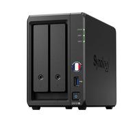 Ynisek Soluzione DS723+ - Server di archiviazione NAS a 2 alloggiamenti da 16 TB (2 x 8 TB) - 2 dischi rigidi Iron Wolf da 8 TB integrati - RAM 2 GB - Storage in rete Raid - Montato e configurato in