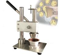 YNITJH Stampo Professionale per Crostate Manuale,Macchina per Pressare La Pasta per Mini Quiche,Tartellette E Canapé,Materiale Sicuro per Alimenti,Base Stabile,Facile da Pulire 6025