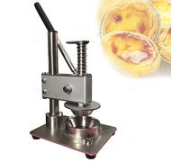 YNITJH Stampo Professionale per Crostate Manuale,Macchina per Pressare La Pasta per Mini Quiche,Tartellette E Canapé,Materiale Sicuro per Alimenti,Base Stabile,Facile da Pulire P60