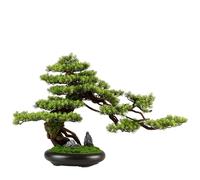 YNIYUJKL Alberi Artificiali, Alberi Bonsai Artificiali, Ornamenti con Vasi in Ceramica, Decorazioni per La Casa, Piante Finte per Soggiorno, Ufficio, Pino Simulato