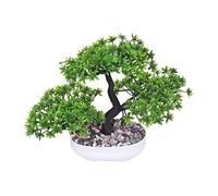 YNIYUJKL Bonsai Artificiale, Piccolo Albero Finto, Vaso con Piante in Pietra, Fiori Finti, Tavolo da Ufficio, Ornamenti in Vaso, Decorazioni per La Casa E Il Giardino.,1