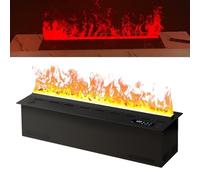 YNIYUJKL Camino Elettrico con Telecomando, Fiamma 3D Regolabile, Design da Incasso per Un Ambiente Domestico Moderno,100cm/39.37in